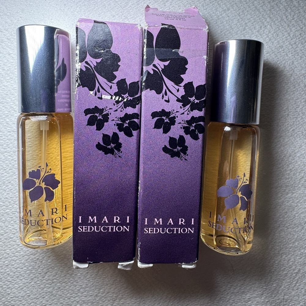 Avon‎ Lot Of 2 Imari Seduction Perfume Cologne Spray EDP .5 Fl Oz Travel Size